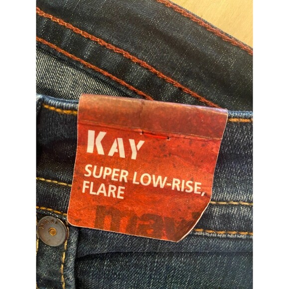 Mavi Jeans Kay Super Low-Rise Flare Womens Denim Jeans Size 25/32 NWT - Picture 6 of 10